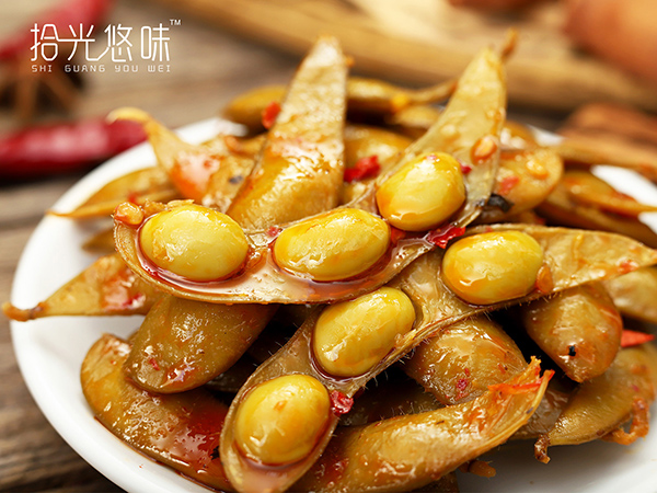 鹵毛豆