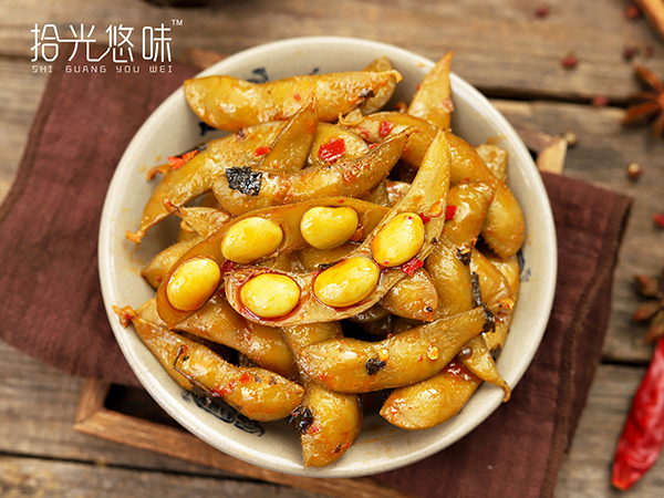 鹵毛豆