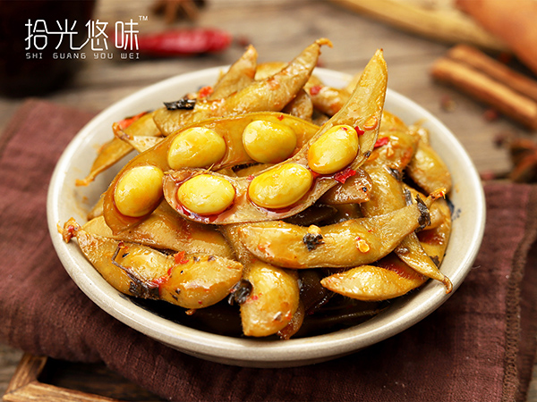 鹵毛豆