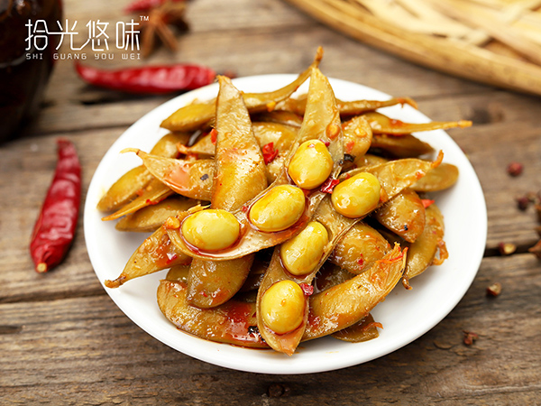 鹵毛豆