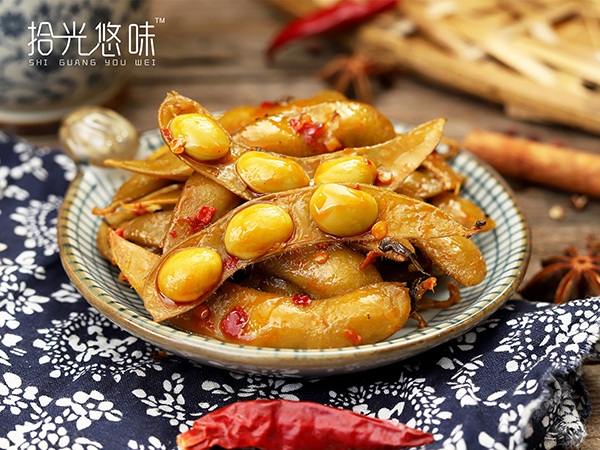 鹵毛豆